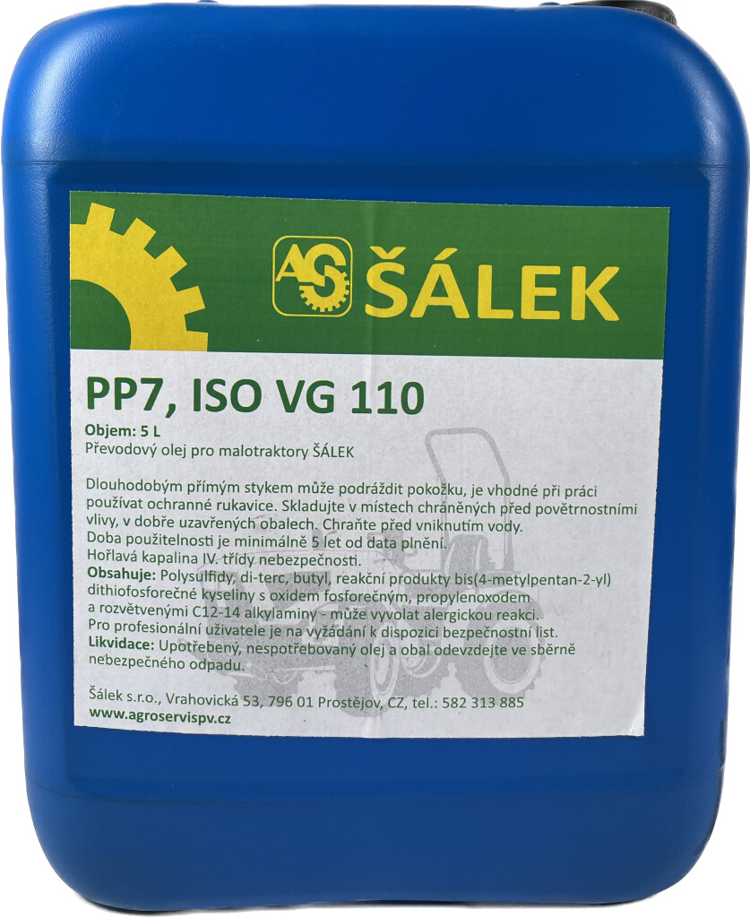PP7, ISO VG 110 10L