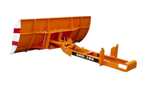 Přední shrnovací radlice s hydraulickým válcem