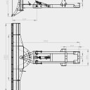 Přední shrnovací radlice s hydraulickým válcem